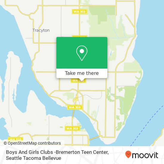 Boys And Girls Clubs -Bremerton Teen Center map