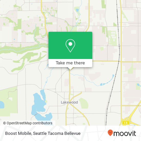 Mapa de Boost Mobile