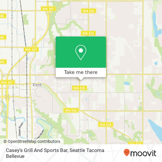 Mapa de Casey's Grill And Sports Bar