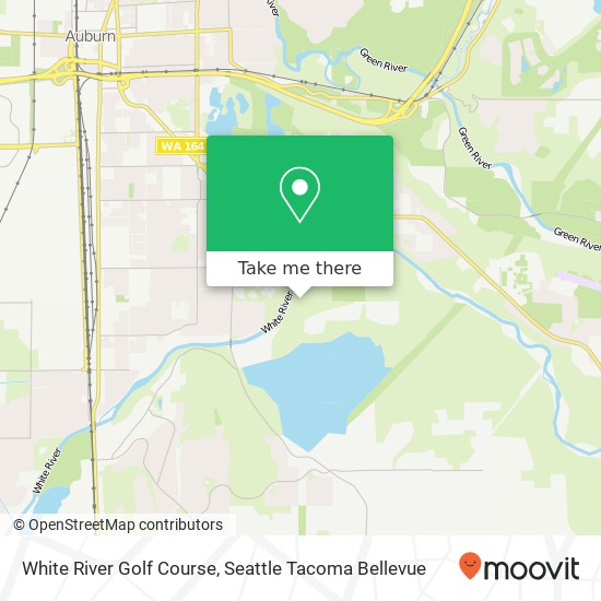 White River Golf Course map