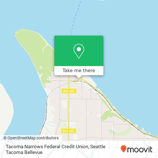 Mapa de Tacoma Narrows Federal Credit Union