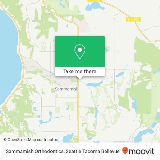 Sammamish Orthodontics map