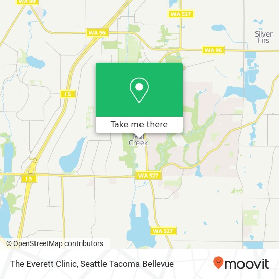 The Everett Clinic map