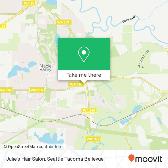 Mapa de Julie's Hair Salon