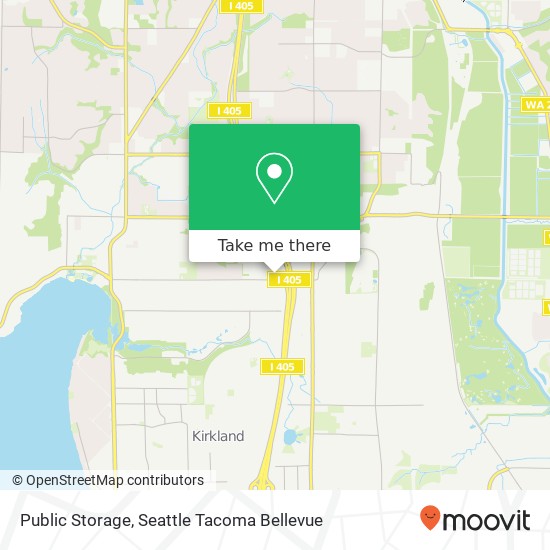 Public Storage map