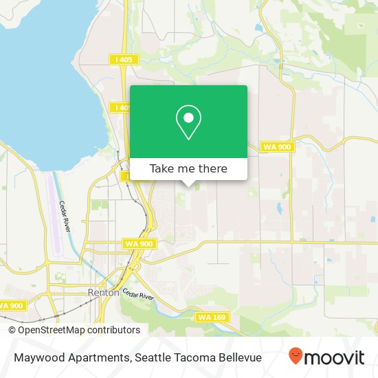 Maywood Apartments map