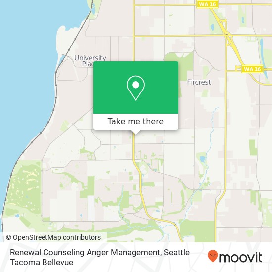 Renewal Counseling Anger Management map