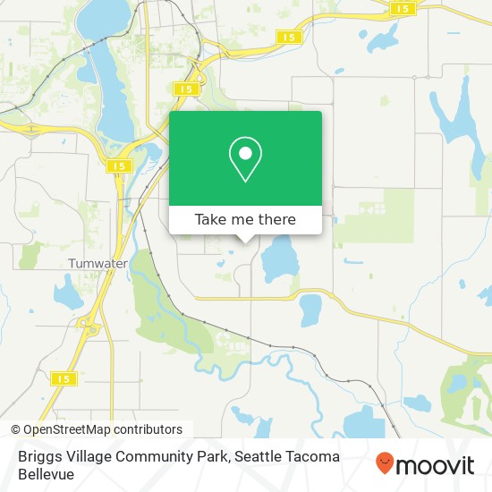 Briggs Village Community Park map