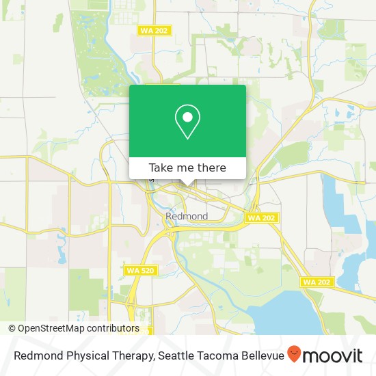 Redmond Physical Therapy map