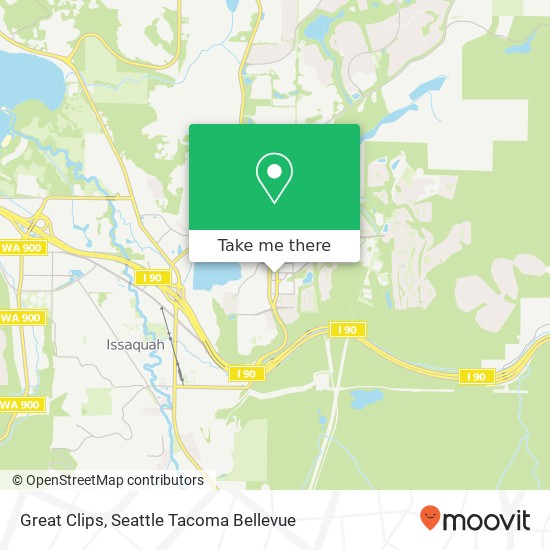 Great Clips map