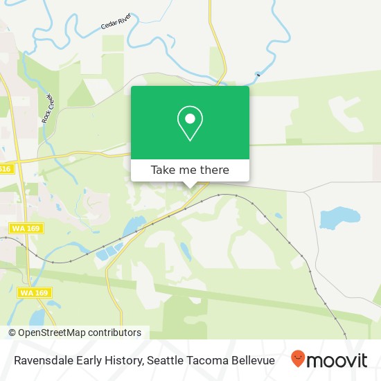 Ravensdale Early History map