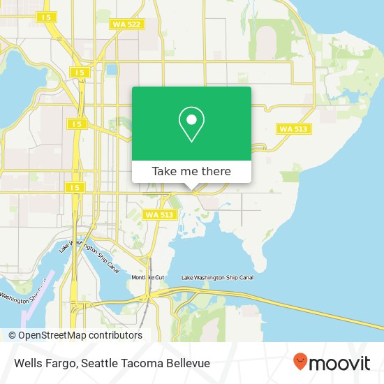 Mapa de Wells Fargo