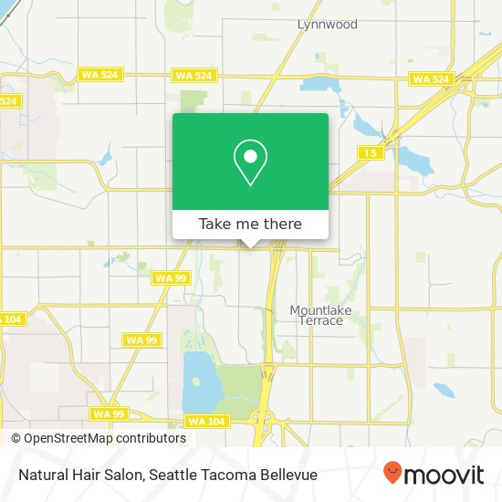 Natural Hair Salon map