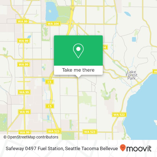 Safeway 0497 Fuel Station map