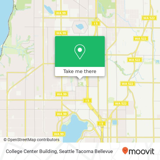 College Center Building map