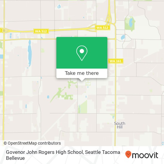 Mapa de Govenor John Rogers High School