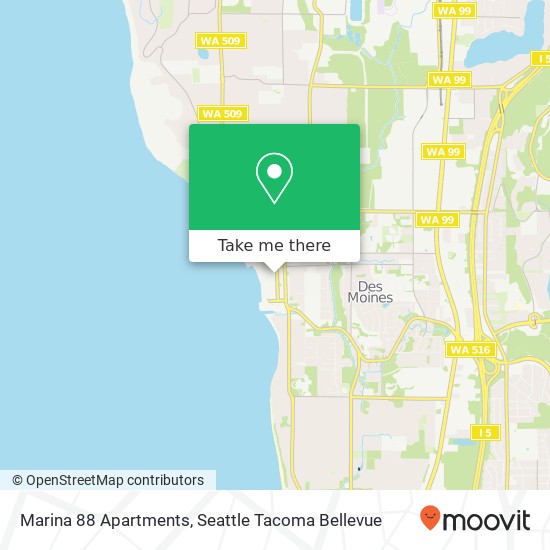 Mapa de Marina 88 Apartments