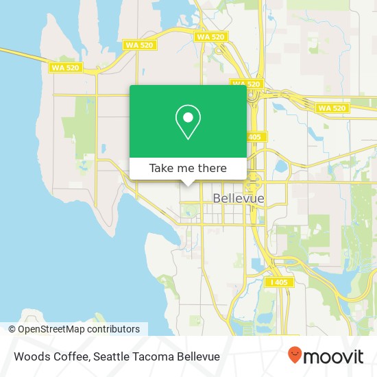 Mapa de Woods Coffee