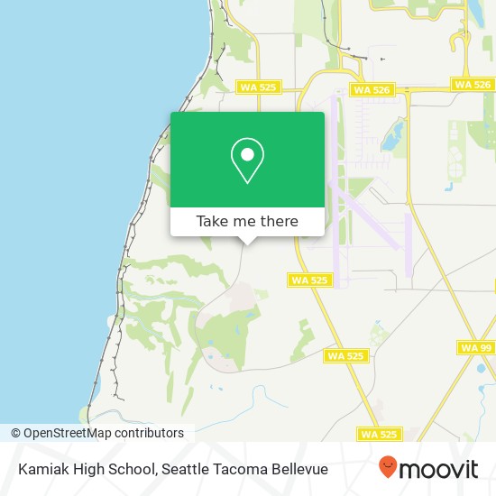Mapa de Kamiak High School