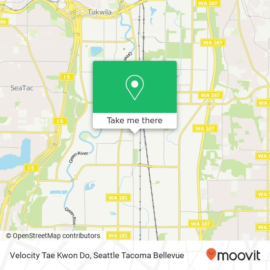 Velocity Tae Kwon Do map