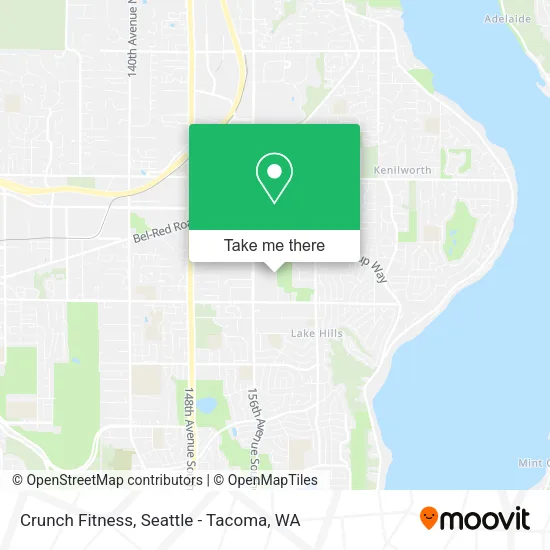 Crunch Fitness map