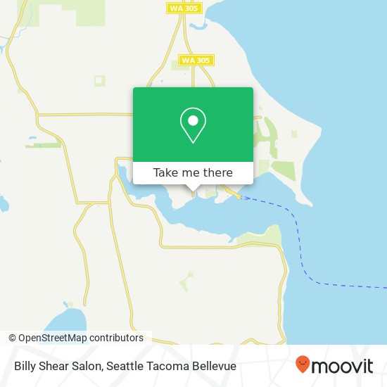 Billy Shear Salon map