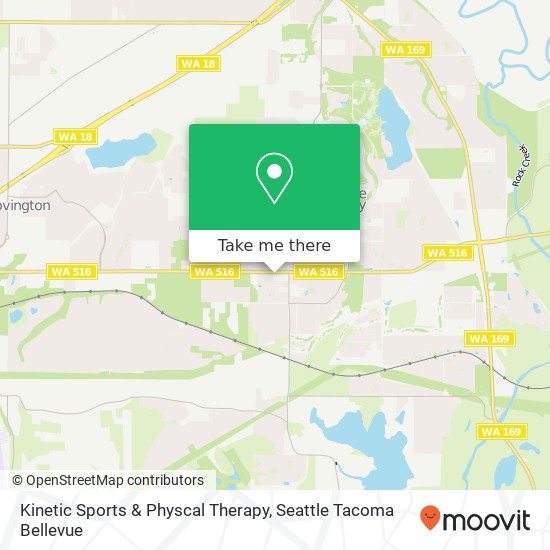 Mapa de Kinetic Sports & Physcal Therapy