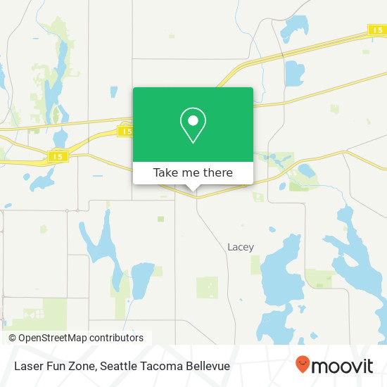 Mapa de Laser Fun Zone