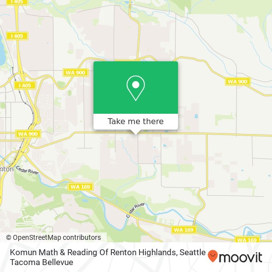 Komun Math & Reading Of Renton Highlands map