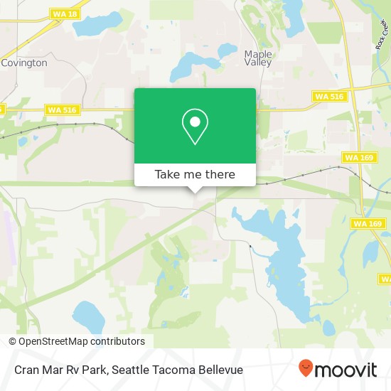 Cran Mar Rv Park map