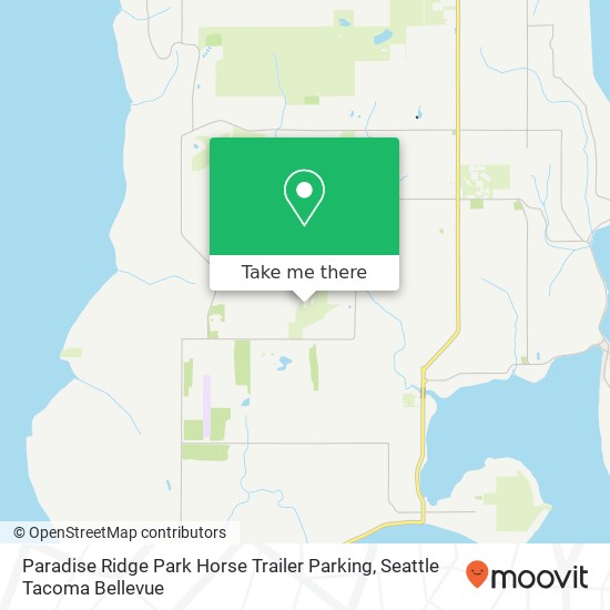 Mapa de Paradise Ridge Park Horse Trailer Parking