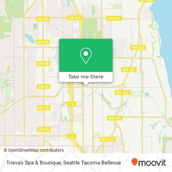 Mapa de Trieva's Spa & Boutique