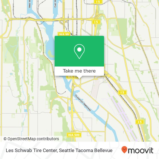 Mapa de Les Schwab Tire Center