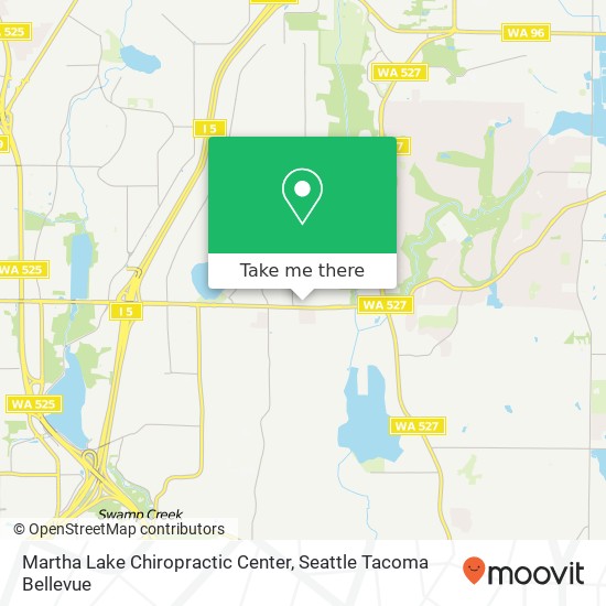 Martha Lake Chiropractic Center map