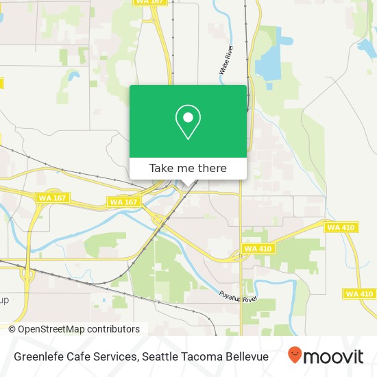 Mapa de Greenlefe Cafe Services