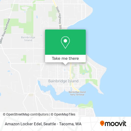 Mapa de Amazon Locker Edel