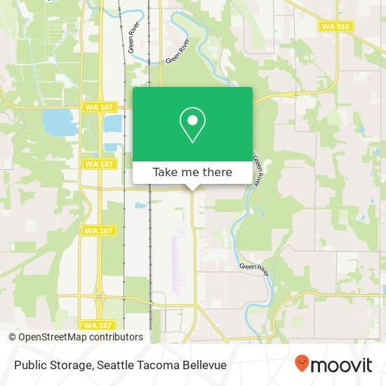 Public Storage map