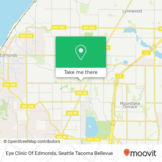 Eye Clinic Of Edmonds map
