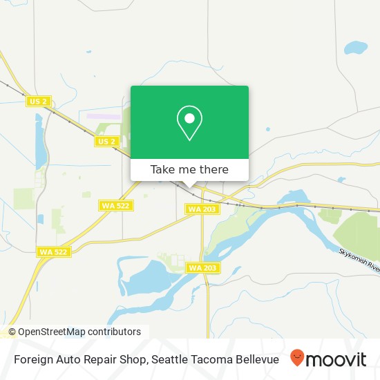 Mapa de Foreign Auto Repair Shop