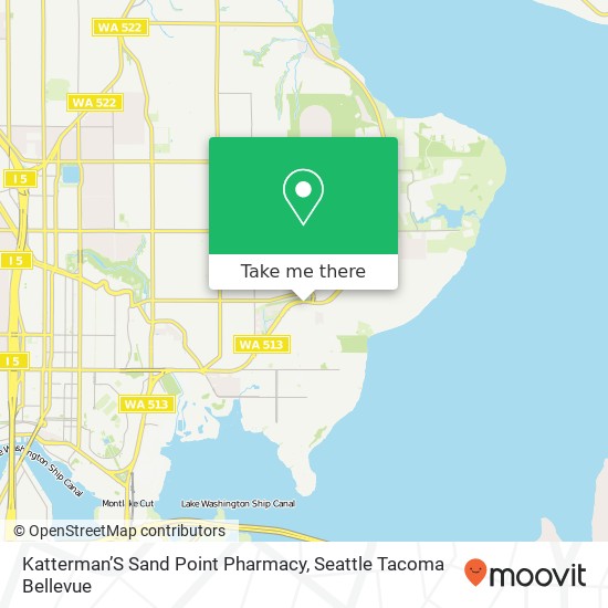 Mapa de Katterman’S Sand Point Pharmacy