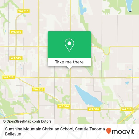 Sunshine Mountain Christian School map