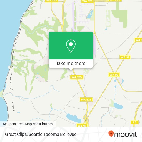 Great Clips map