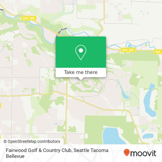 Fairwood Golf & Country Club map