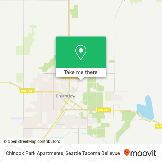 Mapa de Chinook Park Apartments