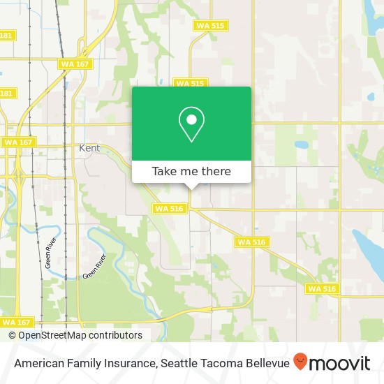 Mapa de American Family Insurance