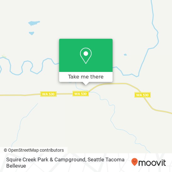 Mapa de Squire Creek Park & Campground