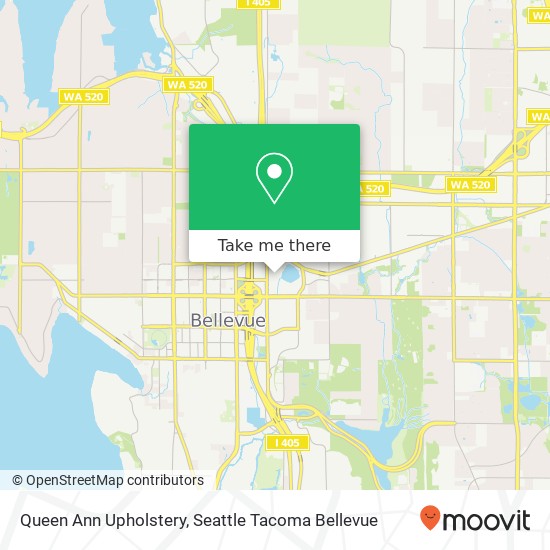 Queen Ann Upholstery map