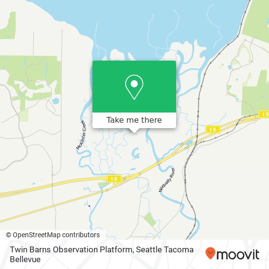 Twin Barns Observation Platform map