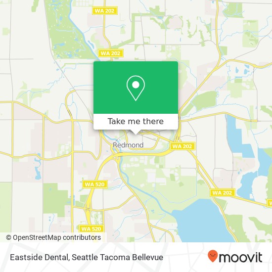 Eastside Dental map