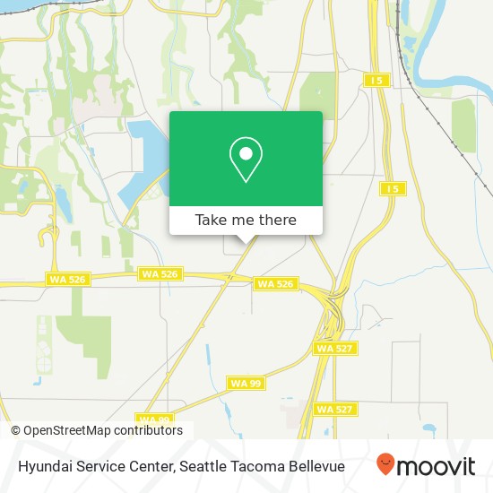 Hyundai Service Center map